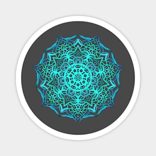 Aqua Mandala Magnet